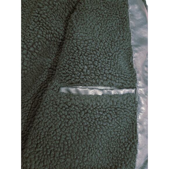 NWT Levi's Men's Sherpa Lined Faux Leather Aviator Bomber - Picture 7 of 16